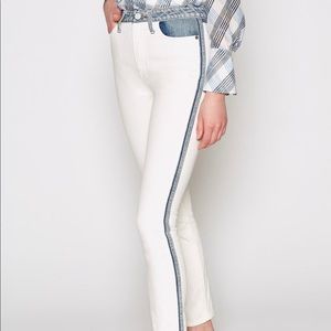JOIE GRACELYN TWO-TONE SKINNY JEANS